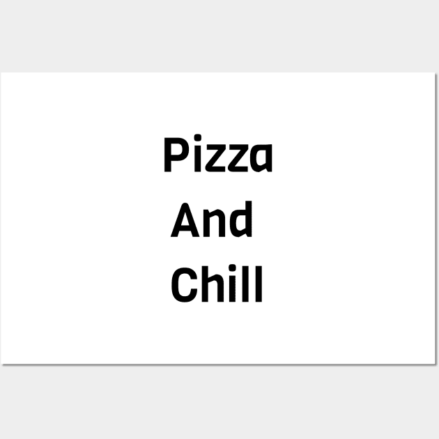 Pizza And Chill Wall Art by Jitesh Kundra